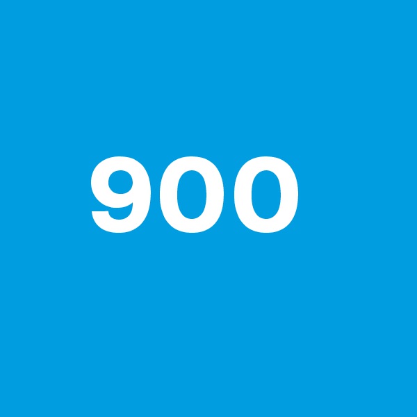 
   900