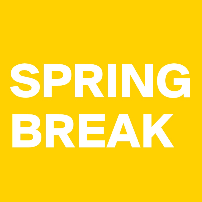 
SPRINGBREAK 