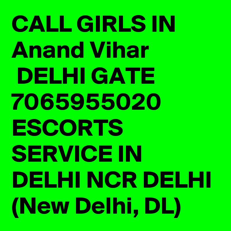 CALL GIRLS IN Anand Vihar
 DELHI GATE 7065955020 ESCORTS SERVICE IN DELHI NCR DELHI (New Delhi, DL)