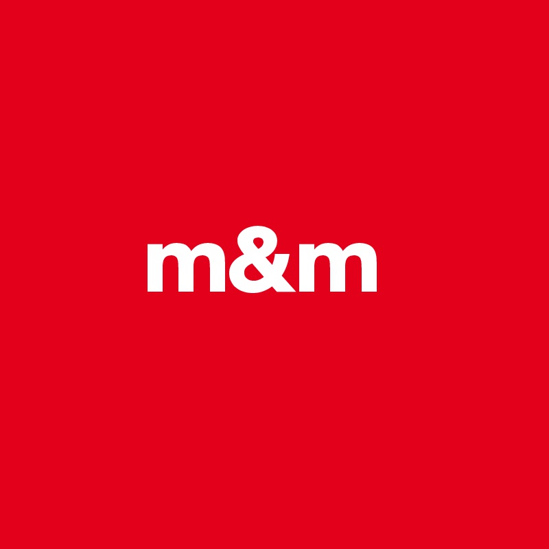 

      m&m

