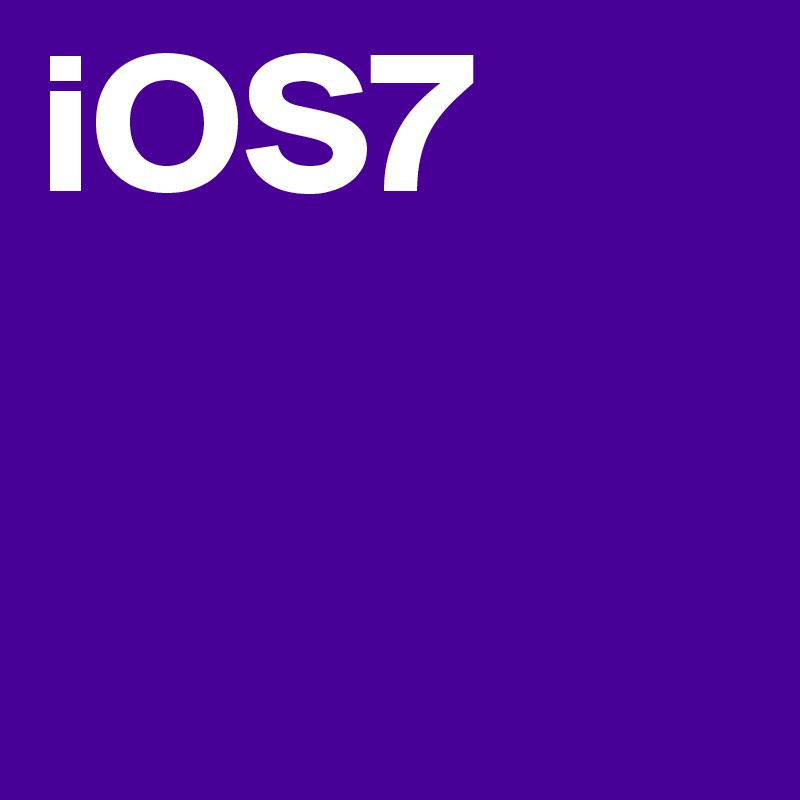 iOS7