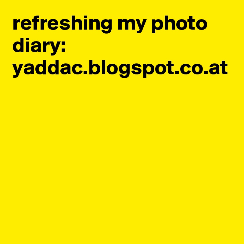 refreshing my photo diary:
yaddac.blogspot.co.at