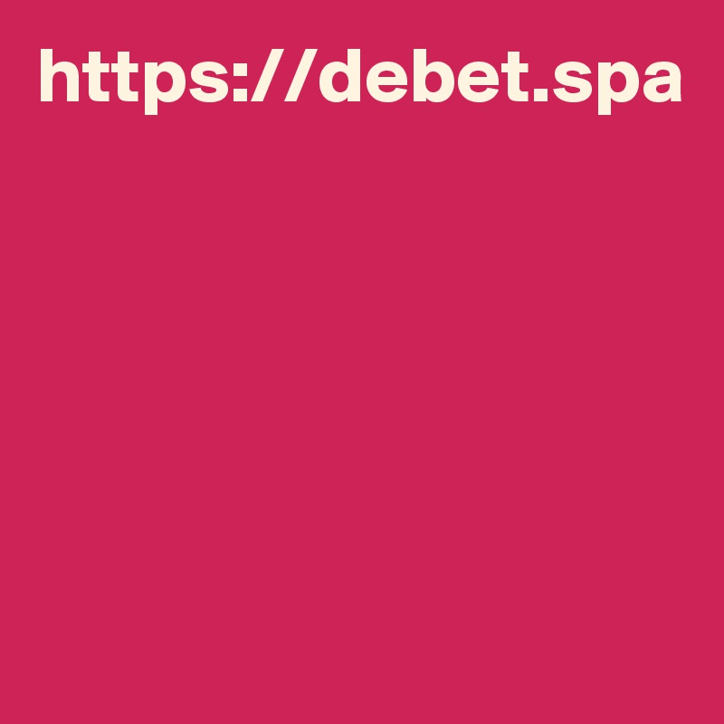 https://debet.spa