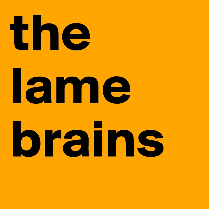 the lame brains