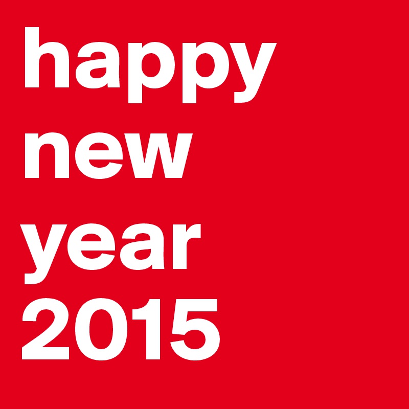 happy
new year 2015