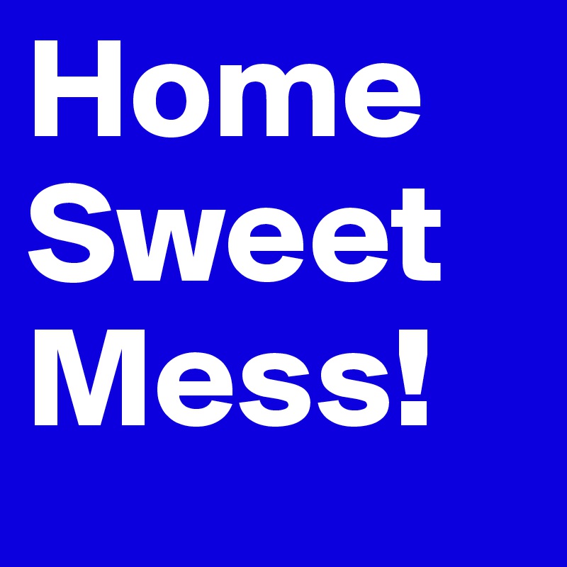 Home Sweet Mess!