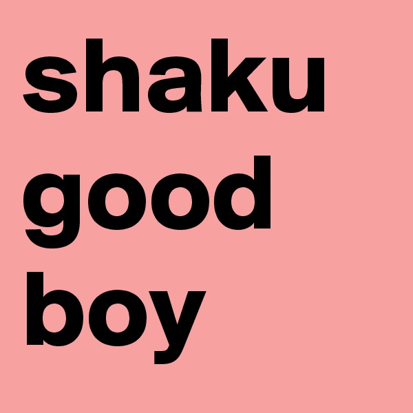 shaku good boy