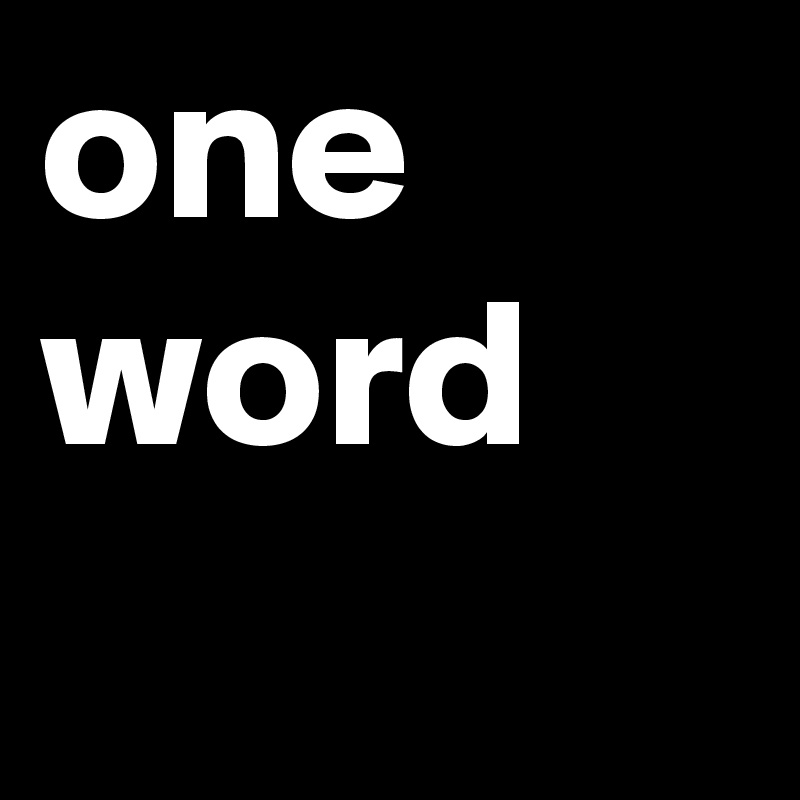 one word Post by H.Z.Basira on Boldomatic