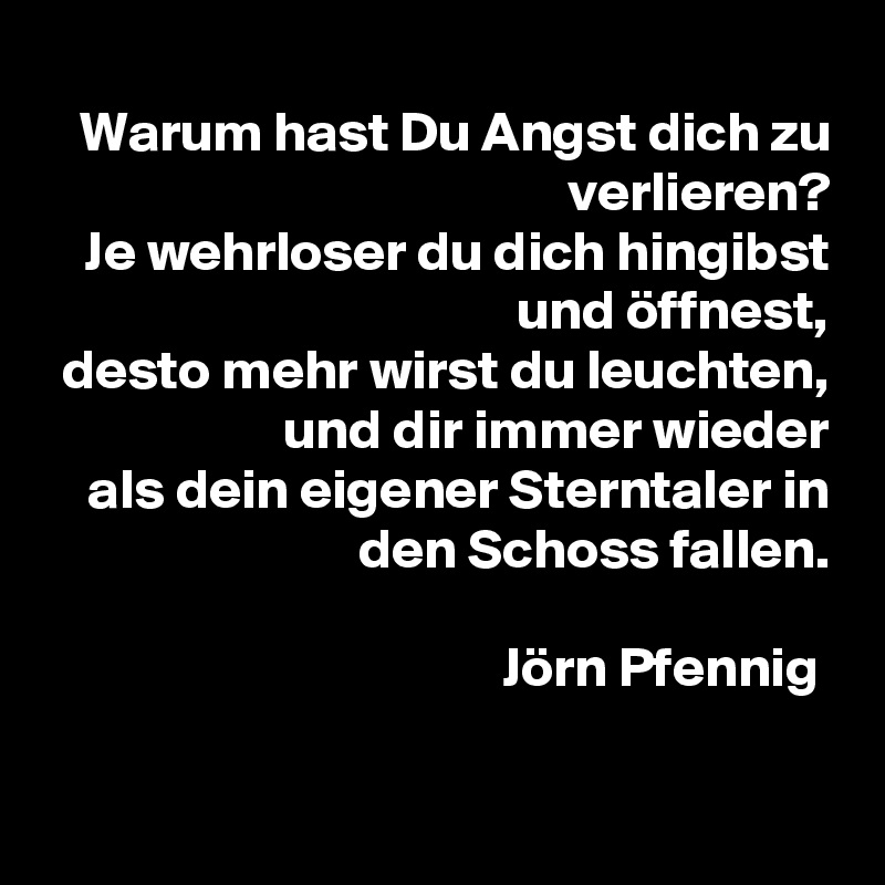 Bilder verlieren angst zu dich Bilder Zu
