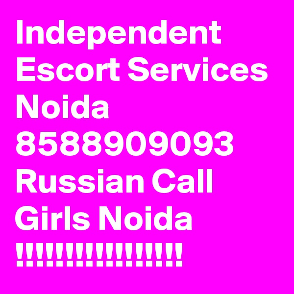 Independent Escort Services Noida 8588909093 Russian Call Girls Noida !!!!!!!!!!!!!!!!!