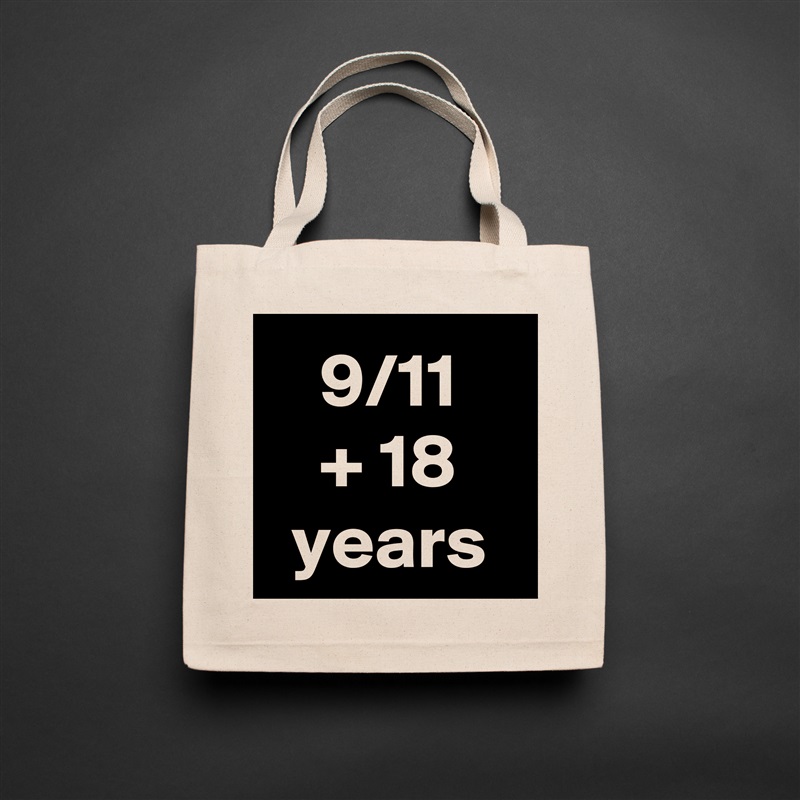 9/11
+ 18 years Natural Eco Cotton Canvas Tote 