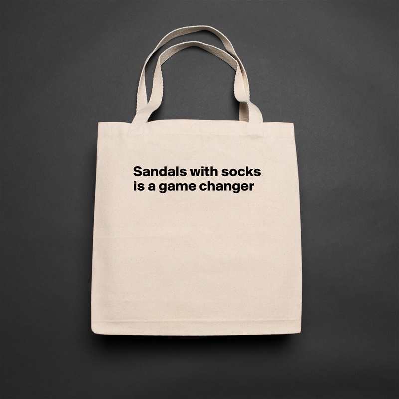 Sandals with socks is a game changer 





 Natural Eco Cotton Canvas Tote 
