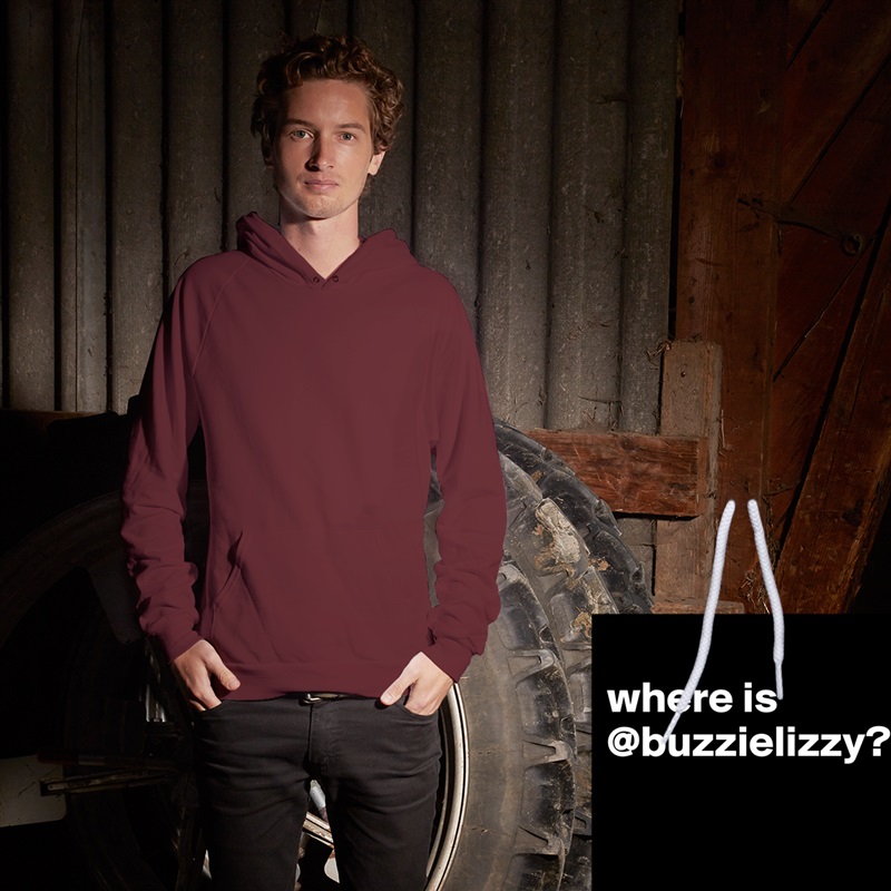 
where is @buzzielizzy?


 White American Apparel Unisex Pullover Hoodie Custom  
