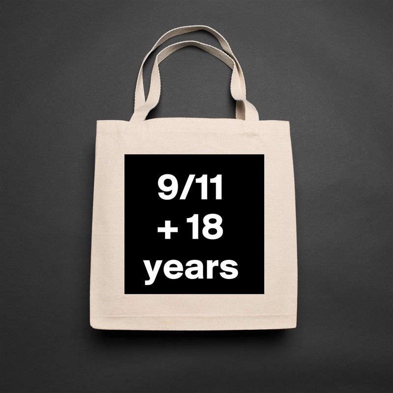 9/11
+ 18 years Natural Eco Cotton Canvas Tote 
