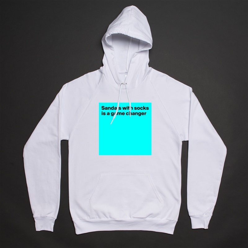 Sandals with socks is a game changer 





 White American Apparel Unisex Pullover Hoodie Custom  