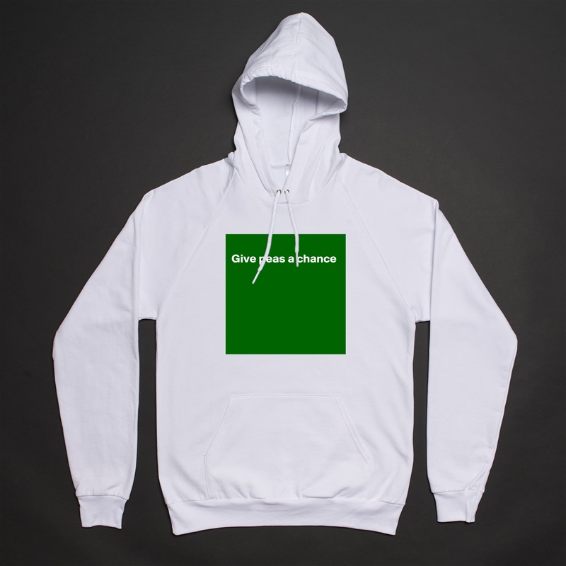 
Give peas a chance





 White American Apparel Unisex Pullover Hoodie Custom  
