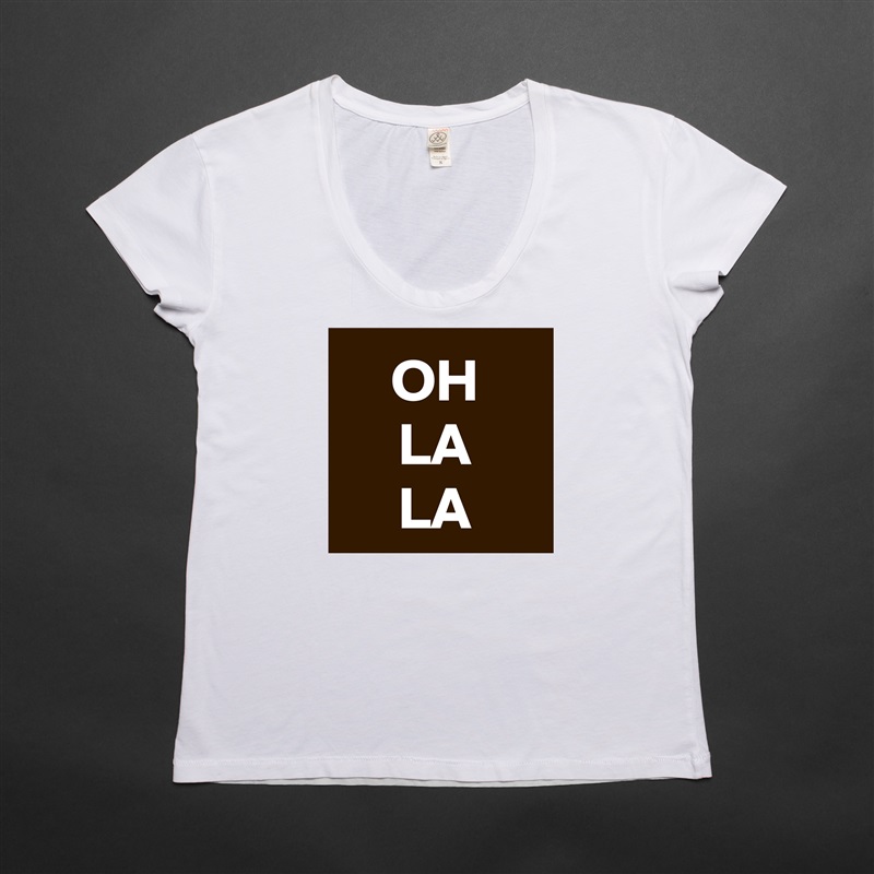 OH
LA
LA White Womens Women Shirt T-Shirt Quote Custom Roadtrip Satin Jersey 